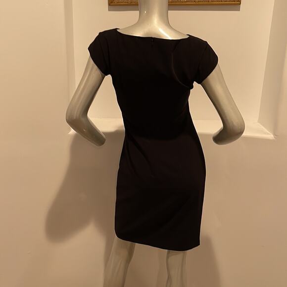 Weekend Max Mara Black Ruched Sheath Dress - Picture 13 of 13